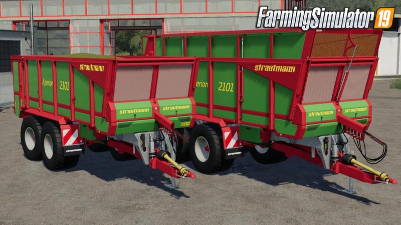 Trailer Strautmann Aperion 2101 for FS19