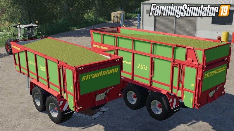 Trailer Strautmann Aperion 2101 for FS19