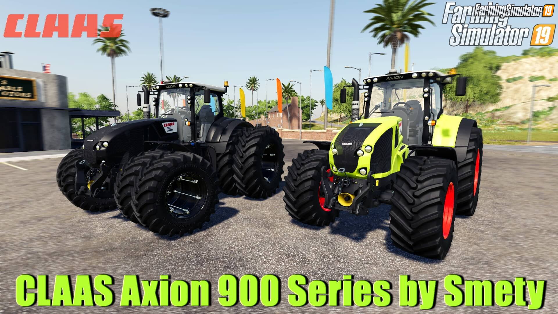Tractor CLAAS Axion 900 Series by Smety for FS19