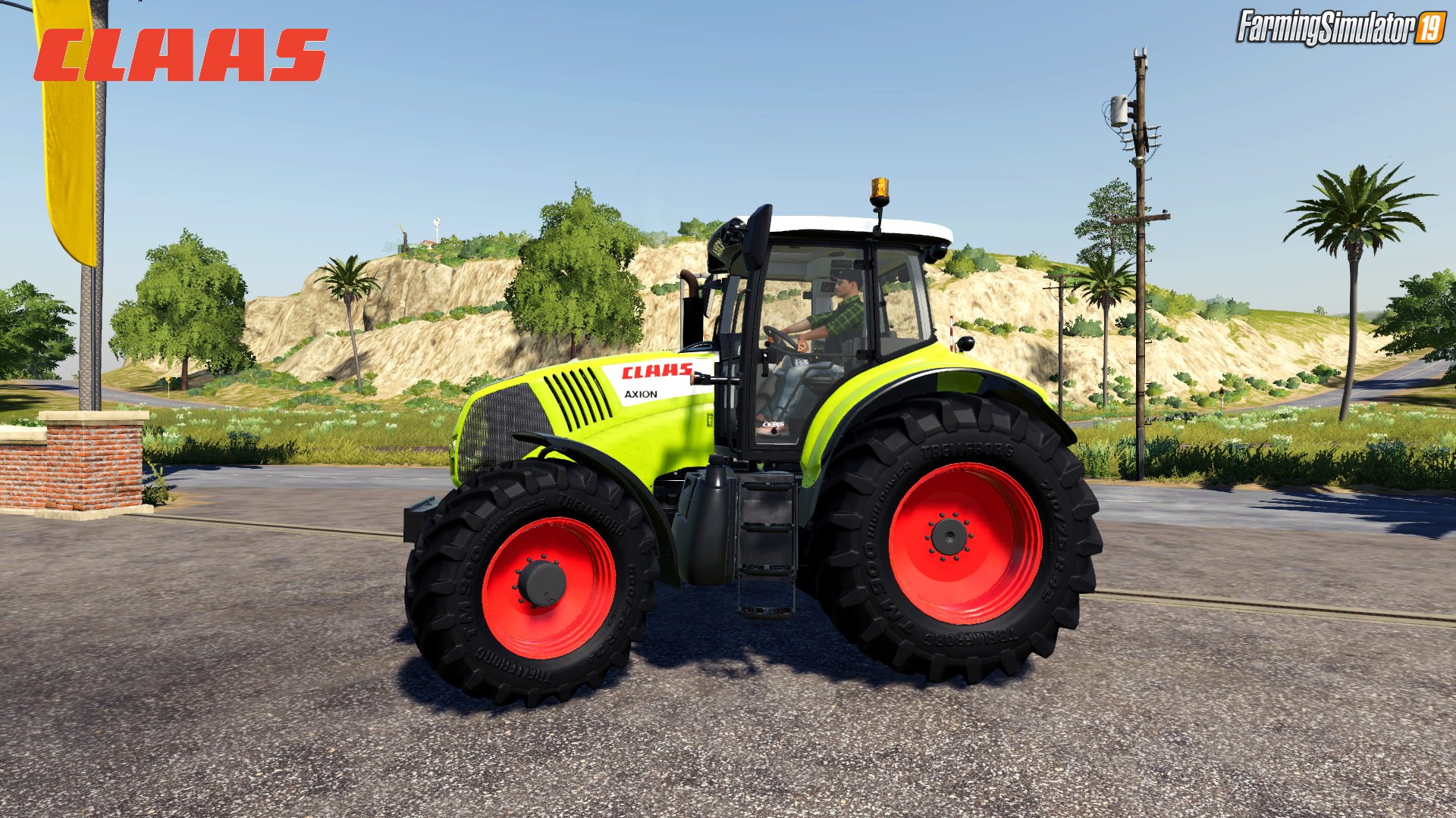 Tractor Claas Axion 850 v1.0 (Beta Version) for FS19