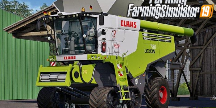 Combine Claas Lexion 780 Full Pack v2.0 for FS19