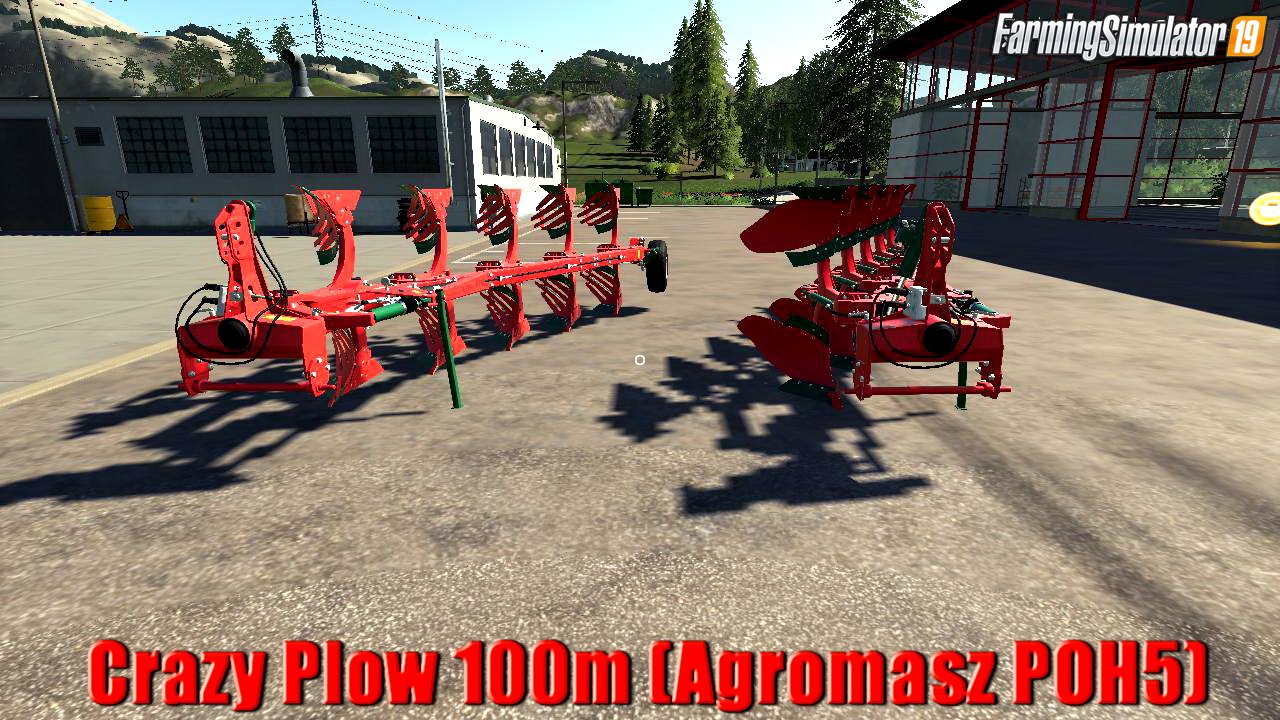 Crazy Plow 100m (Agromasz POH5) v1.0 for FS19