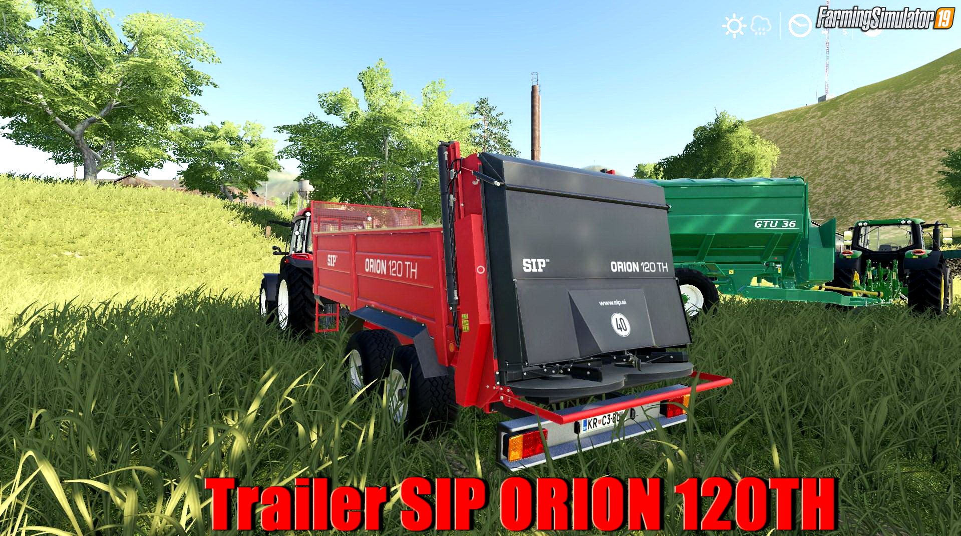 Trailer SIP ORION 120TH v1.0 for FS19