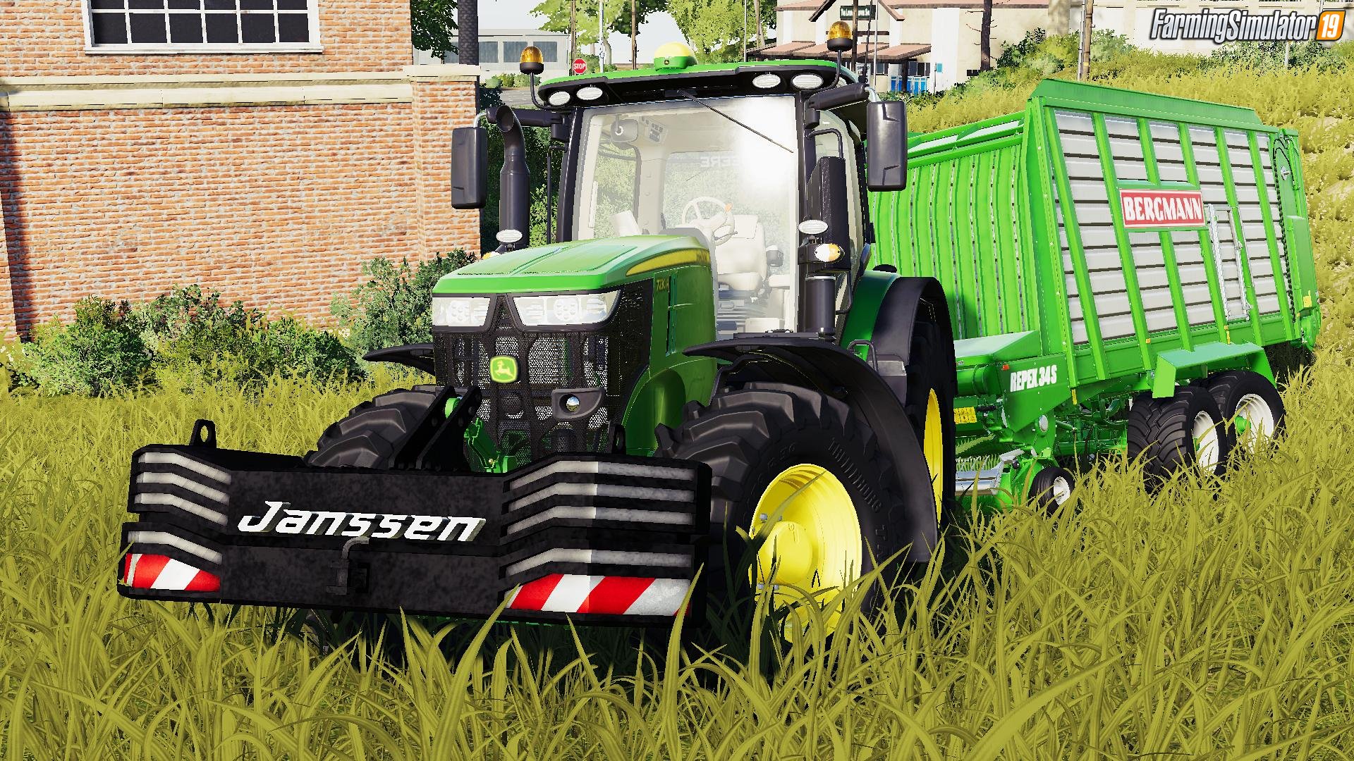 Janssen 1600kg Weight v1.0 for FS19