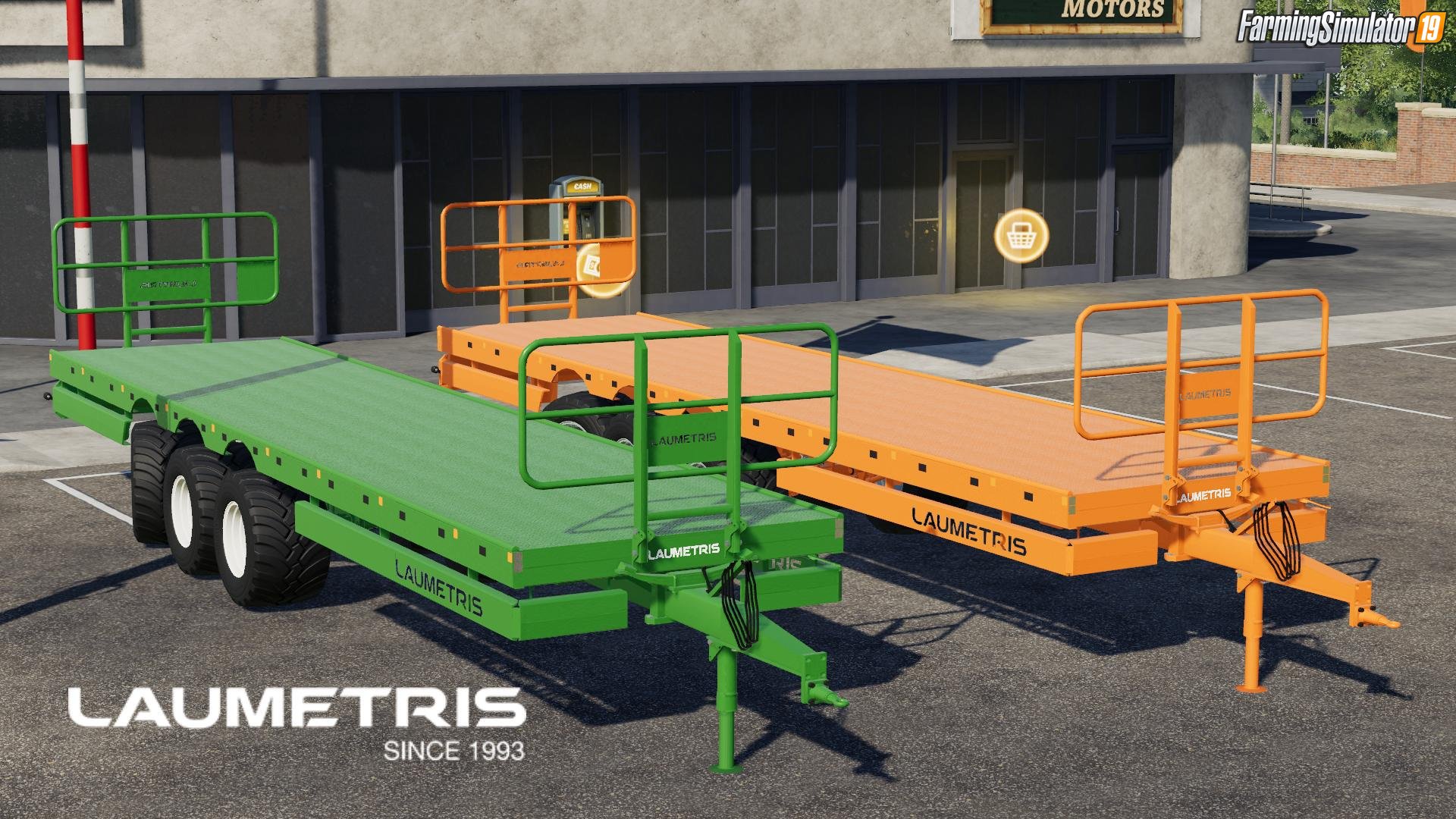 Laumetris PTL-20R Bale Trailer v1.0 for FS19