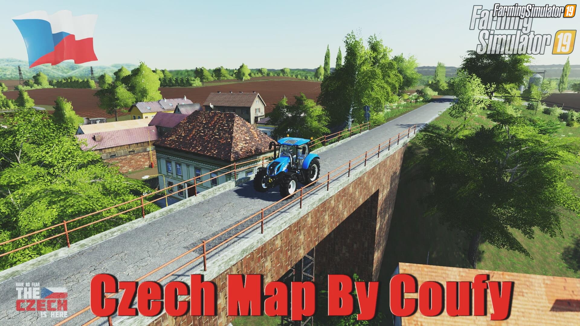 Czech Map v2.0 By Coufy for FS19