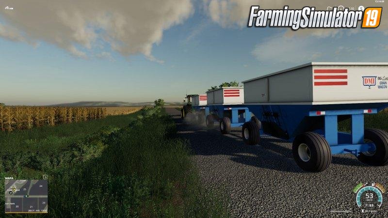 Trailer GRAVITY WAGON DMI400 v1.0 for FS19