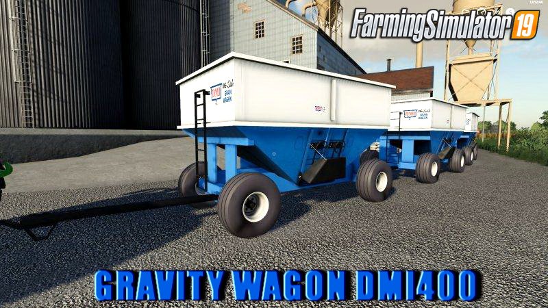 Trailer GRAVITY WAGON DMI400 v1.0 for FS19