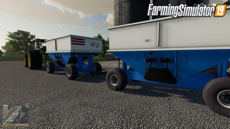 Trailer GRAVITY WAGON DMI400 v1.0 for FS19