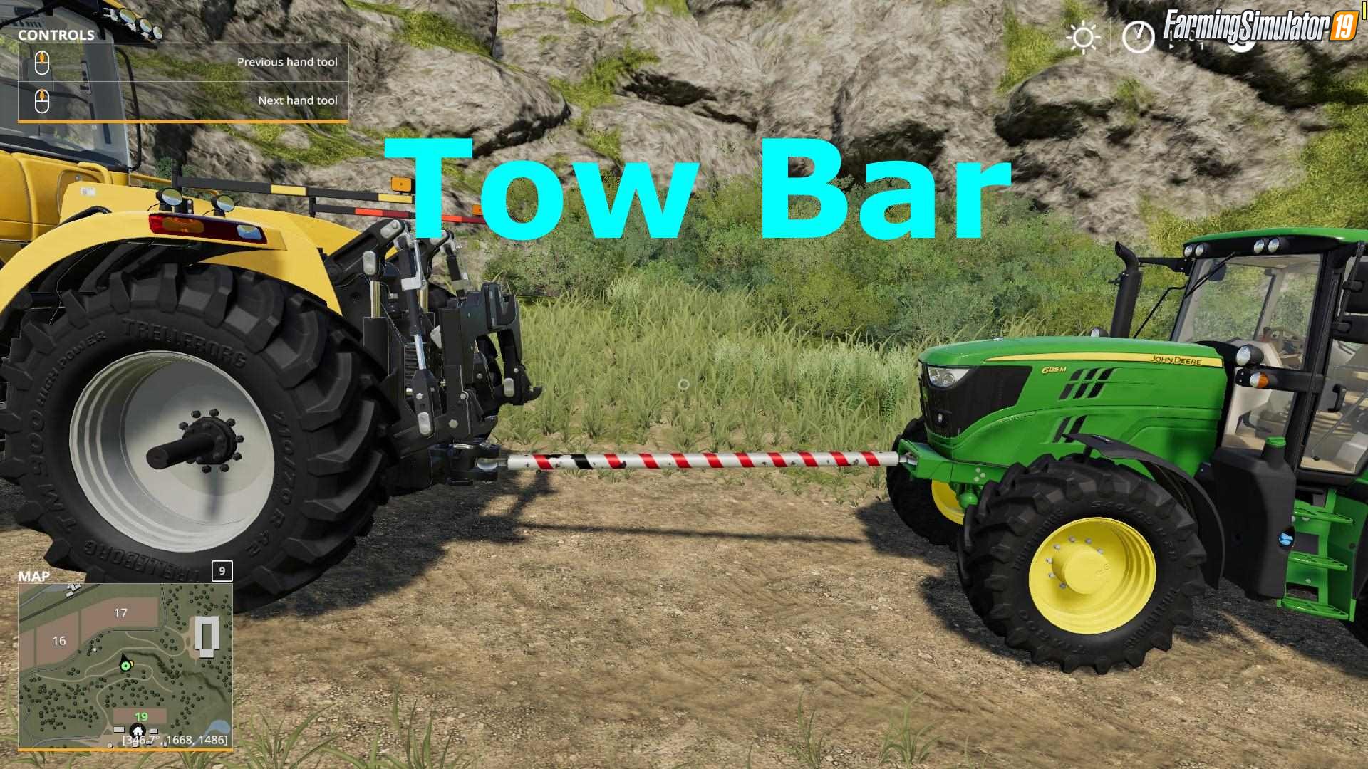 Tow Bar Mod for FS19