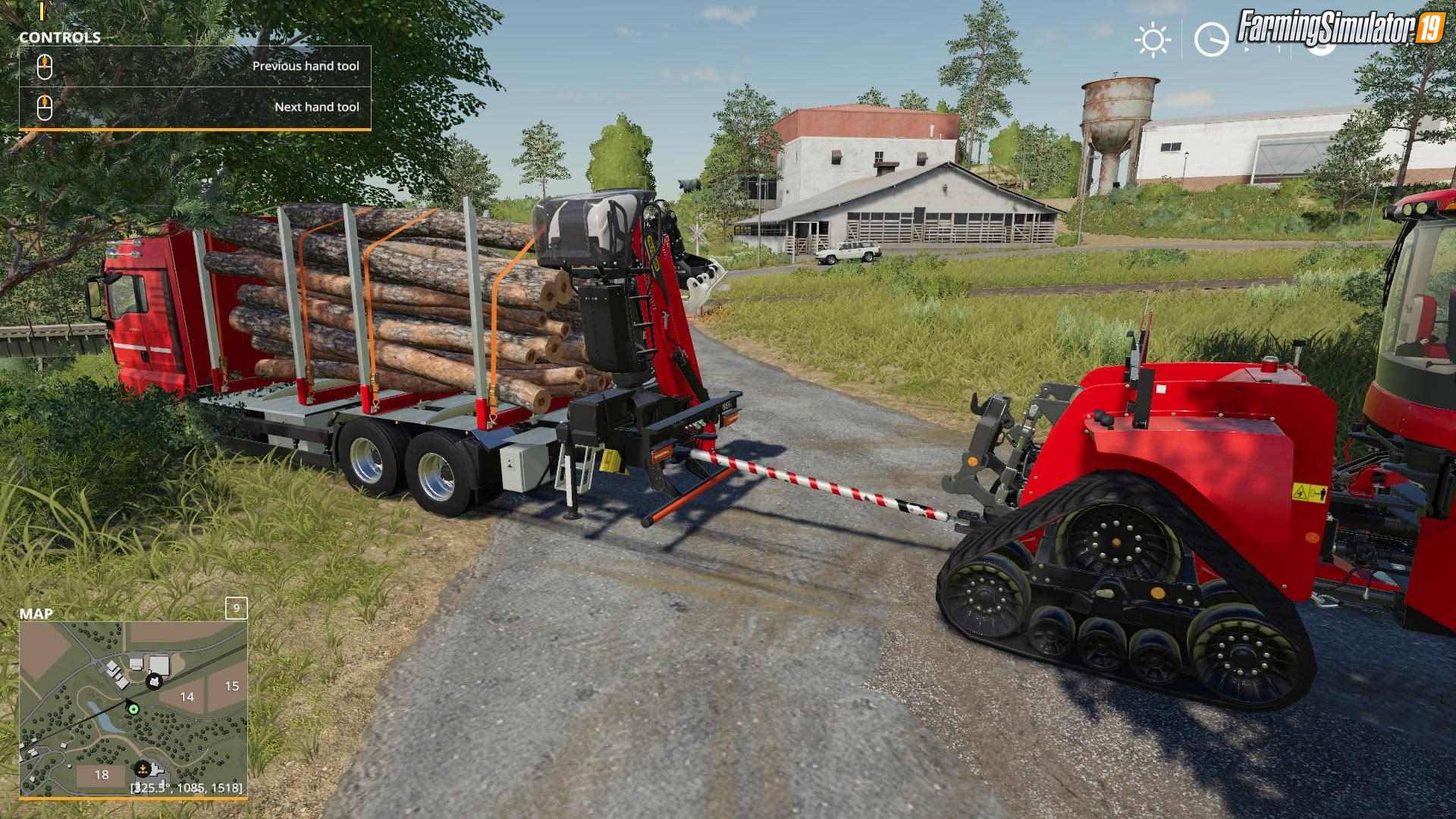 Tow Bar Mod for FS19