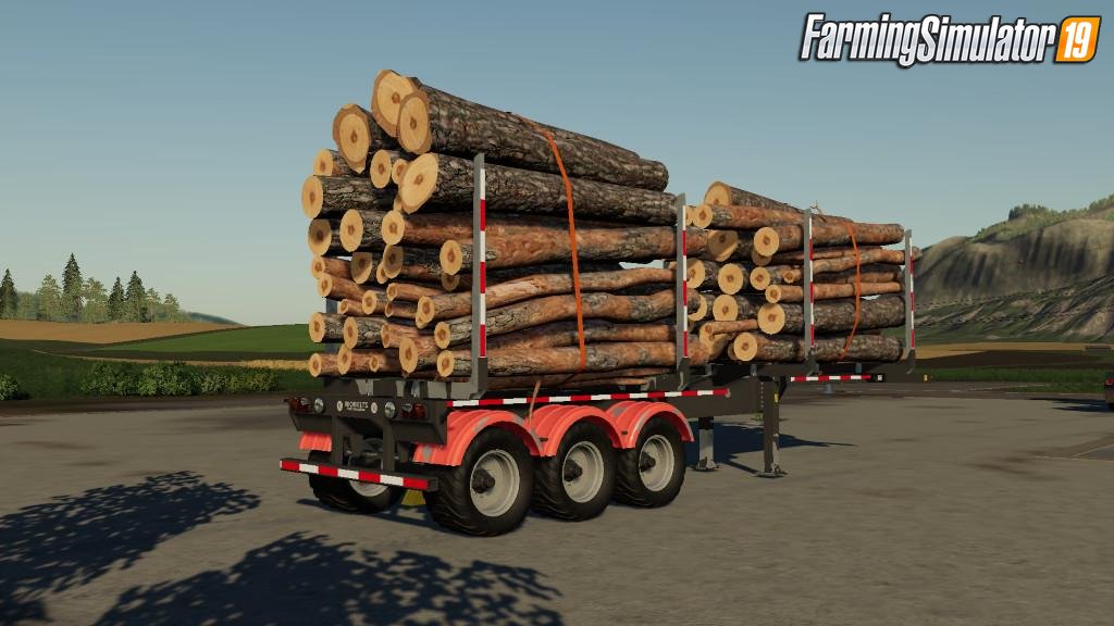 Biobeltz Log Trailer TR 500 for FS19