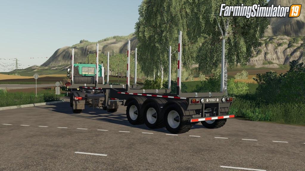 Biobeltz Log Trailer TR 500 for FS19