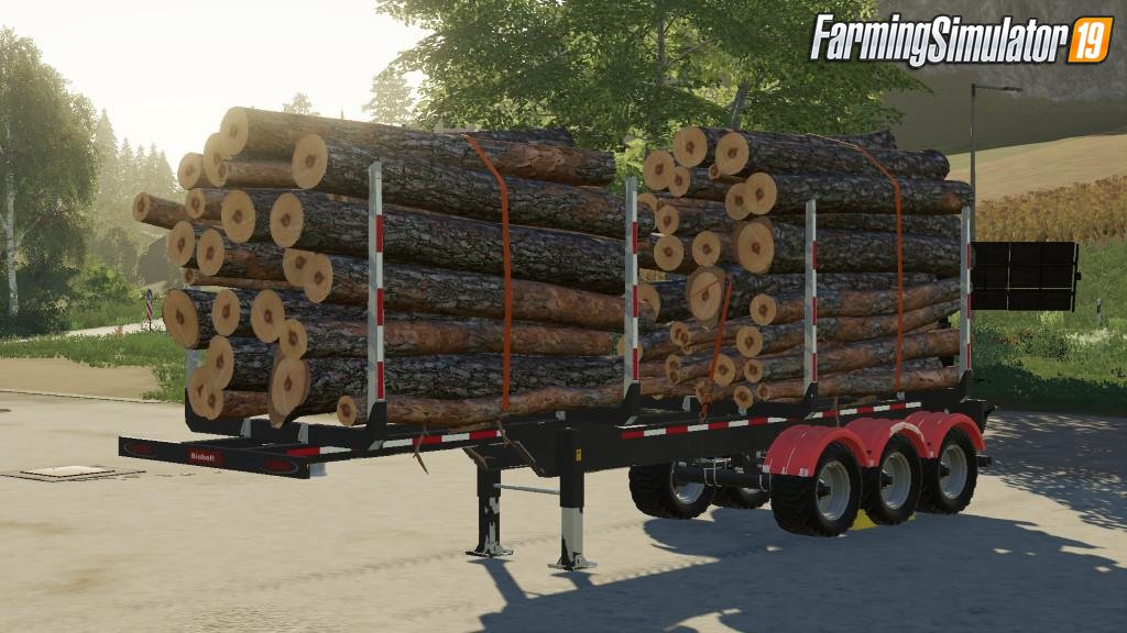 Biobeltz Log Trailer TR 500 for FS19