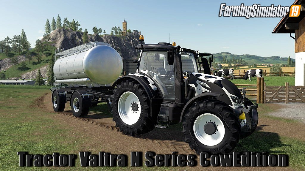 Tractor Valtra N Series CowEdition v1.0 by GIANTS Software for FS19