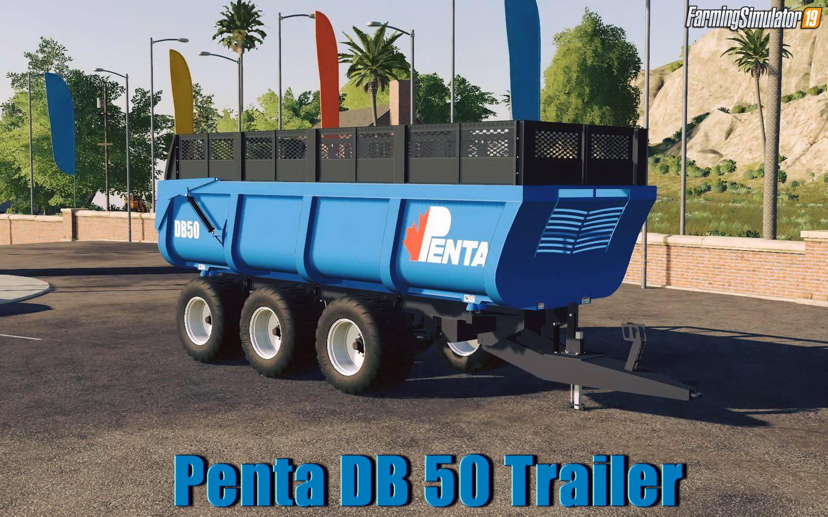 Penta DB 50 Trailer by Nordvarg for FS19