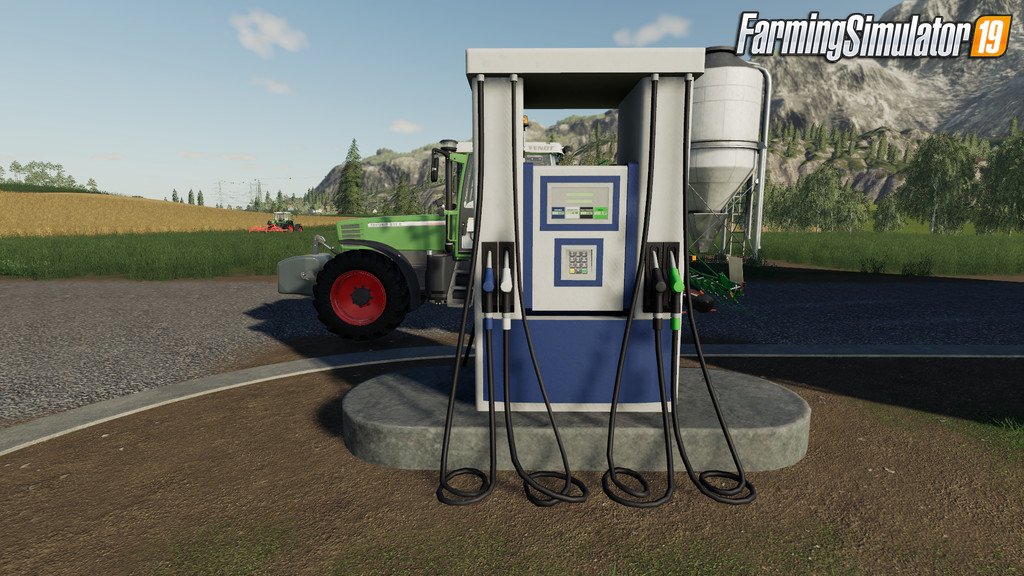 Gas Station Placeable v1.0 by stefan1997 for FS19