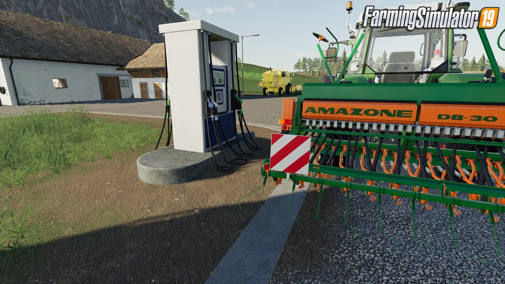 Gas Station Placeable v1.0 by stefan1997 for FS19