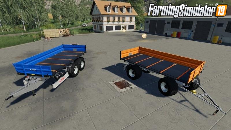 Fliegl Trailer Pack TDK 160 & DK160 for FS19