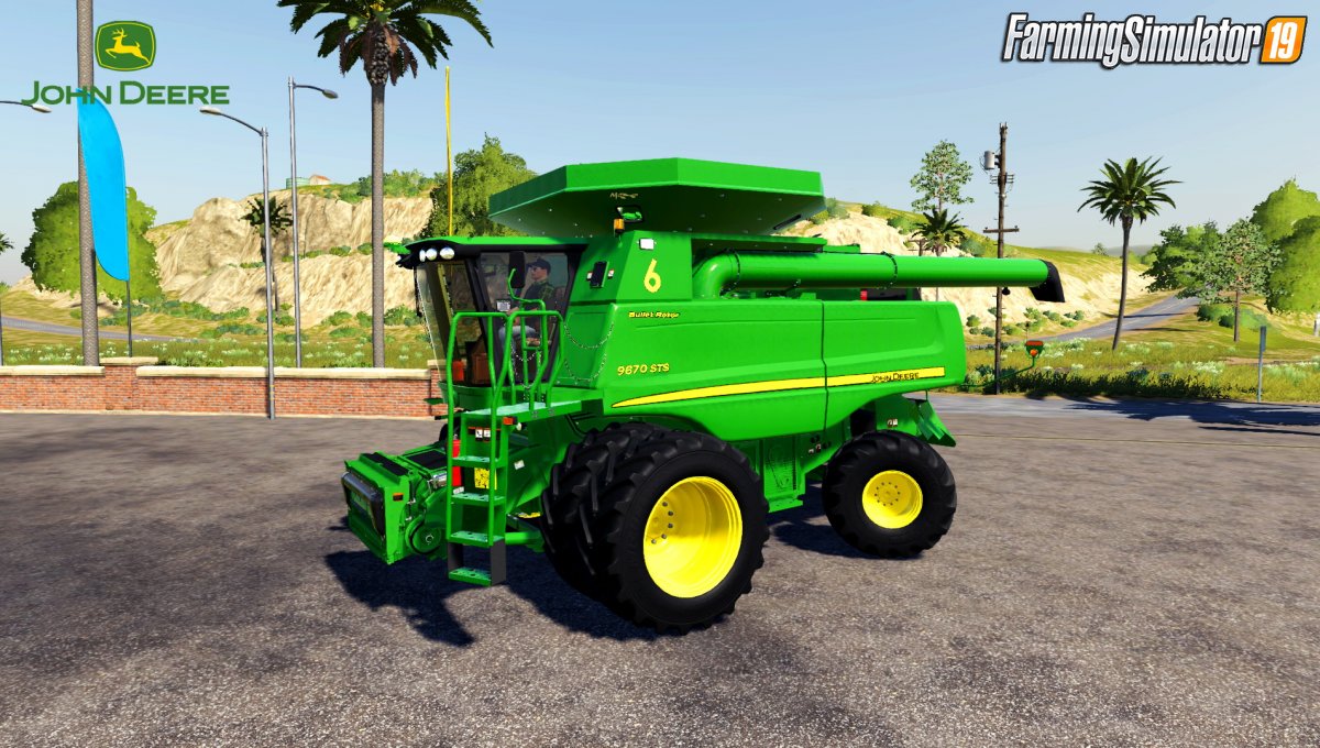 Combine John Deere STS 70 Series American for FS19