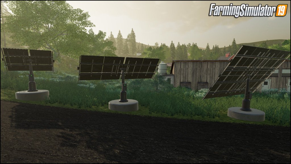 Placeable Solar Panels for FS19