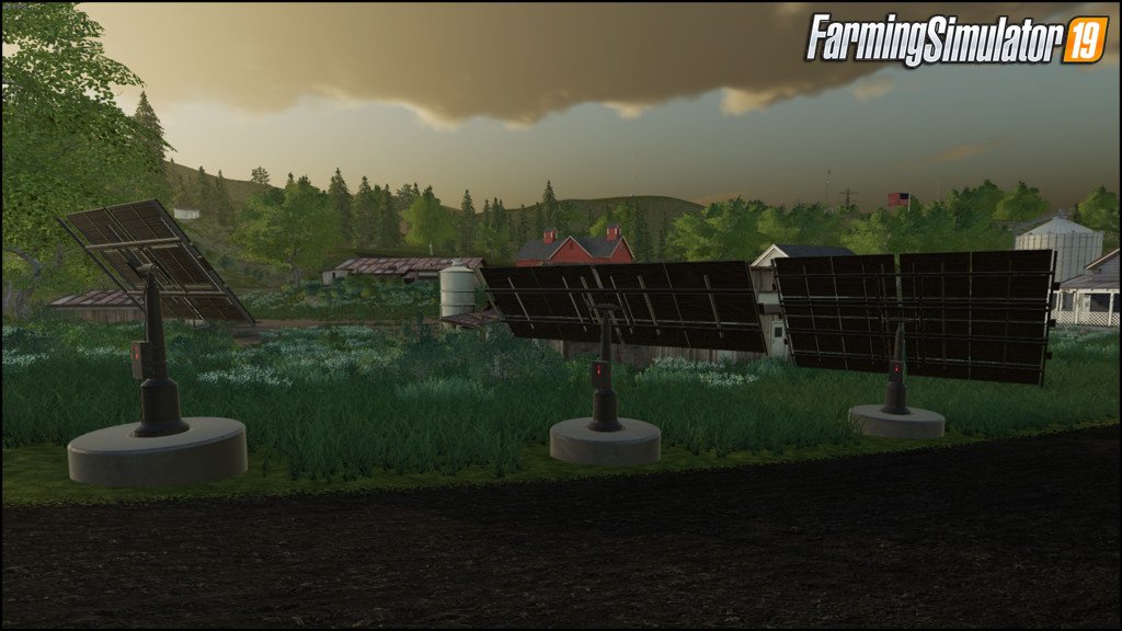 Placeable Solar Panels for FS19