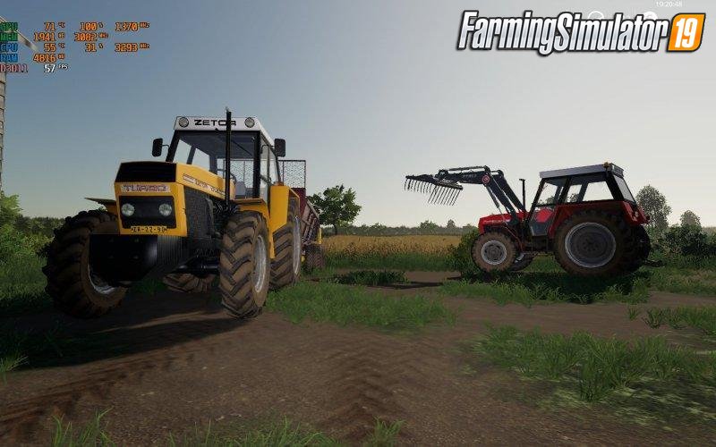 Tractor ZETOR 10145 v1.0 by Michu1998 for FS19