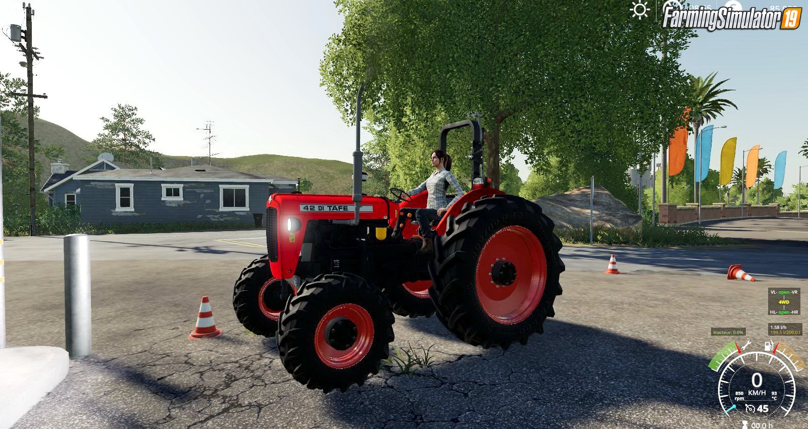 Tractor TAFE 42 by CRANCA for FS19