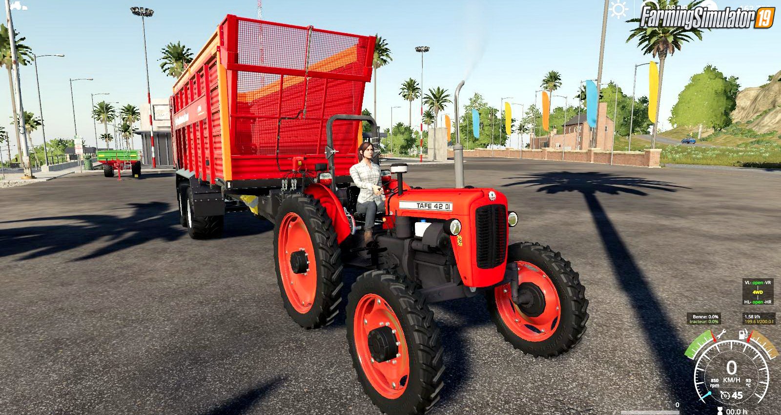 Tractor TAFE 42 by CRANCA for FS19