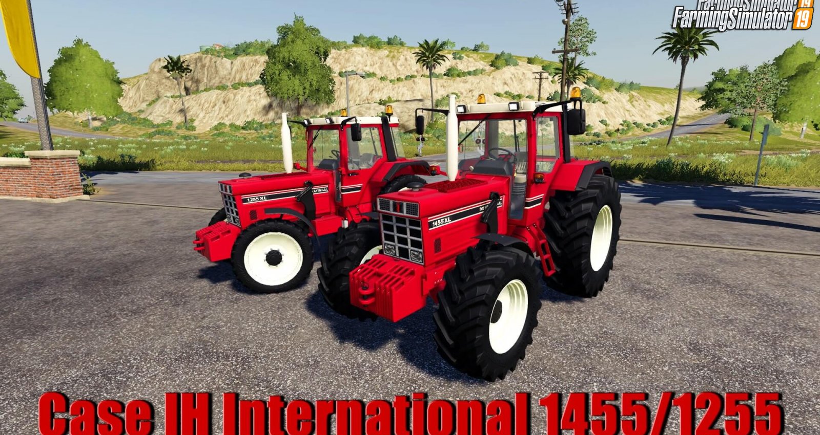 Tractor Case IH International 1455/1255 for FS19