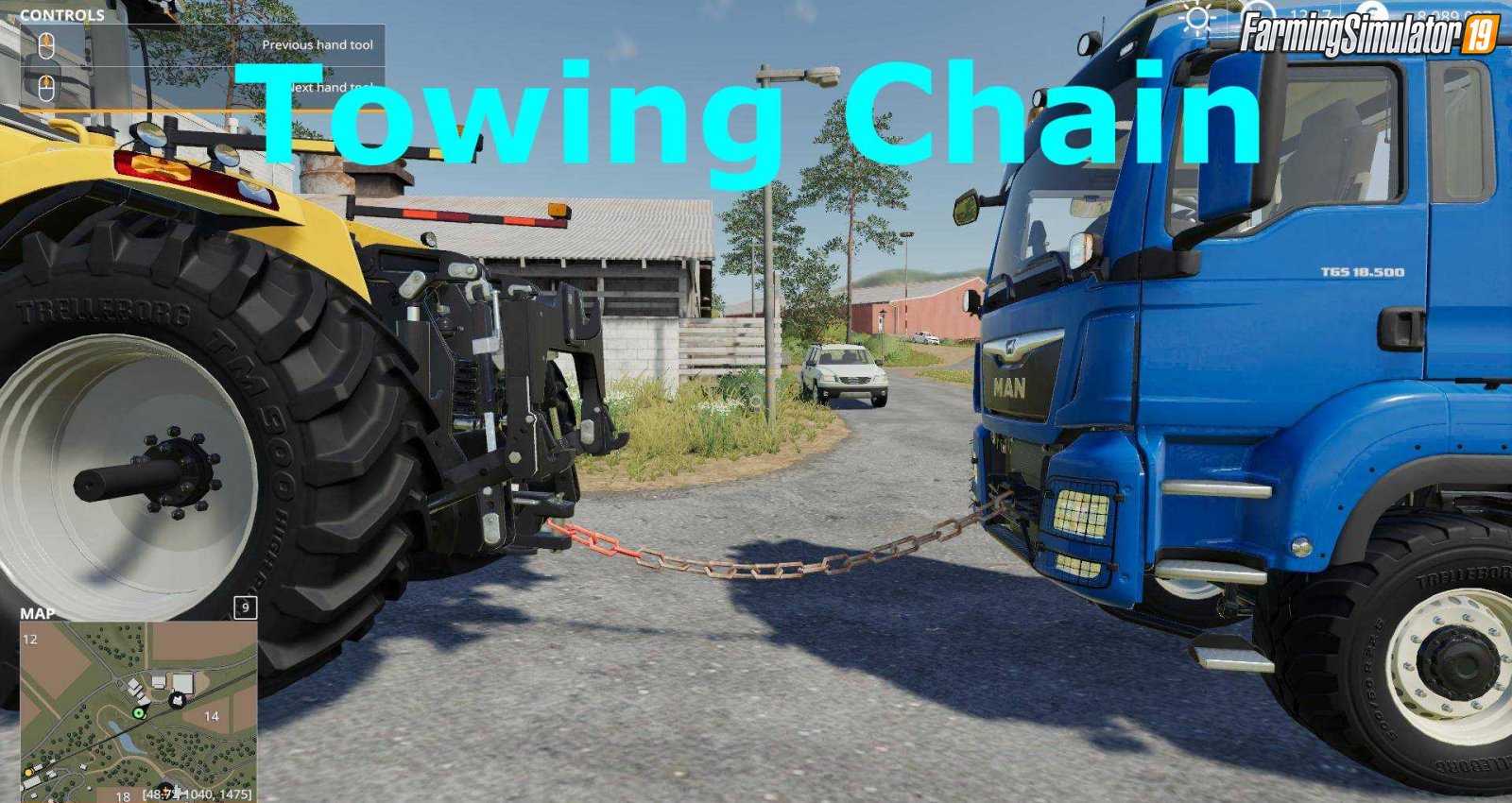FS19 - Towing Chain v1.1
