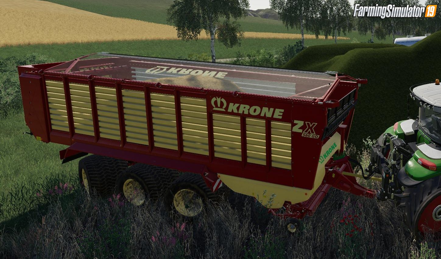 Trailer Krone ZX 660 GD Bona for FS19