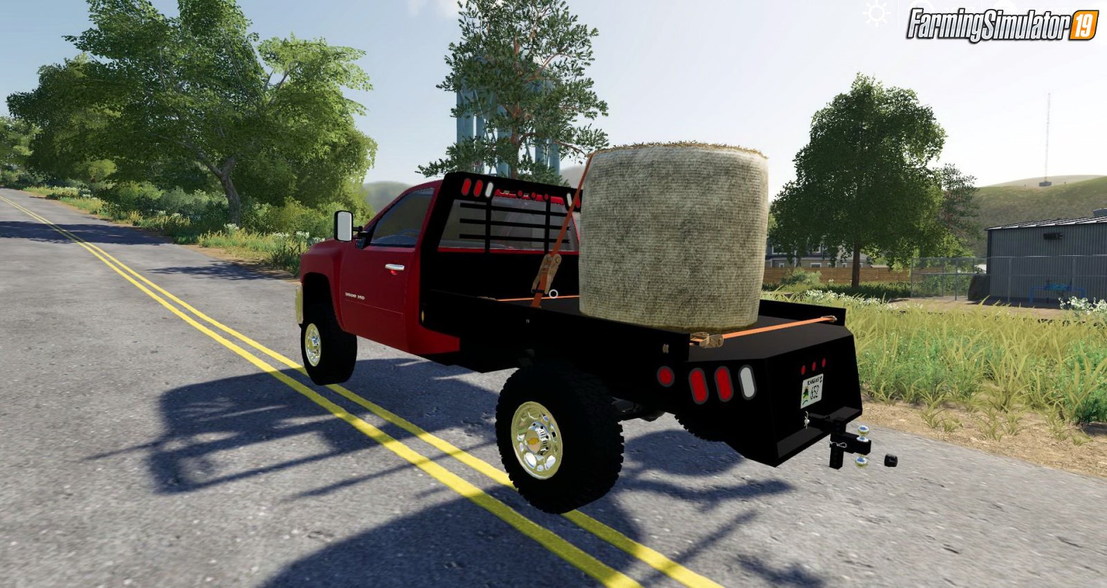 Chevy Silverado 2500HD Single Cab Flatbed 2010 for FS19