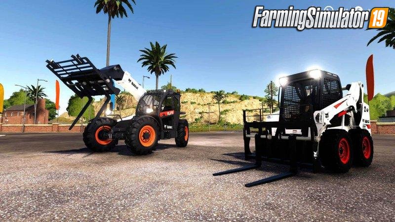 Bobcat 590 and Bobcat SkidSteer v1.0 for FS19