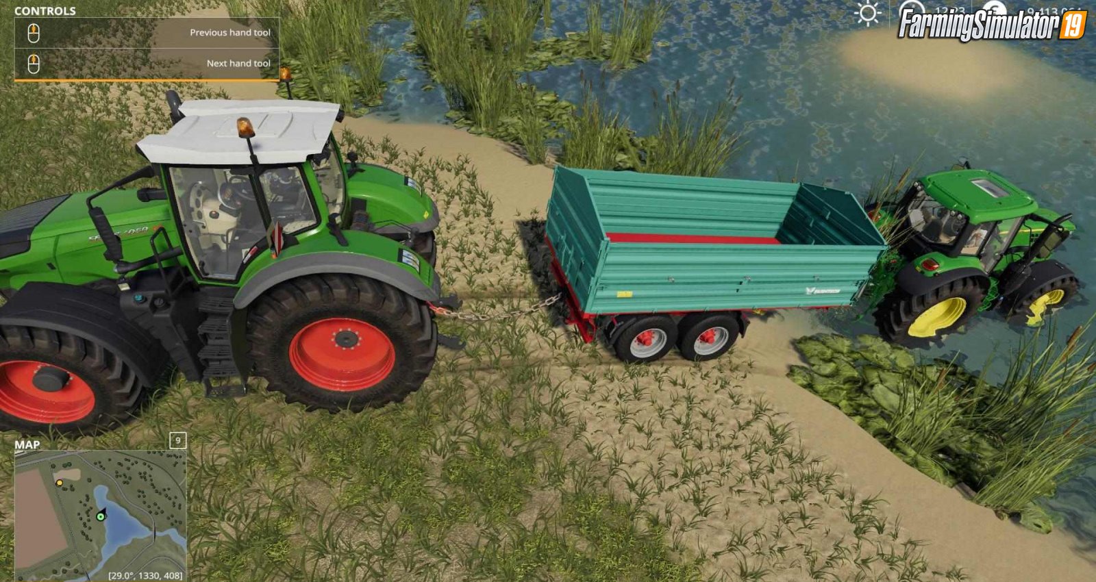 Towing Chain Mod v1.1 for FS19