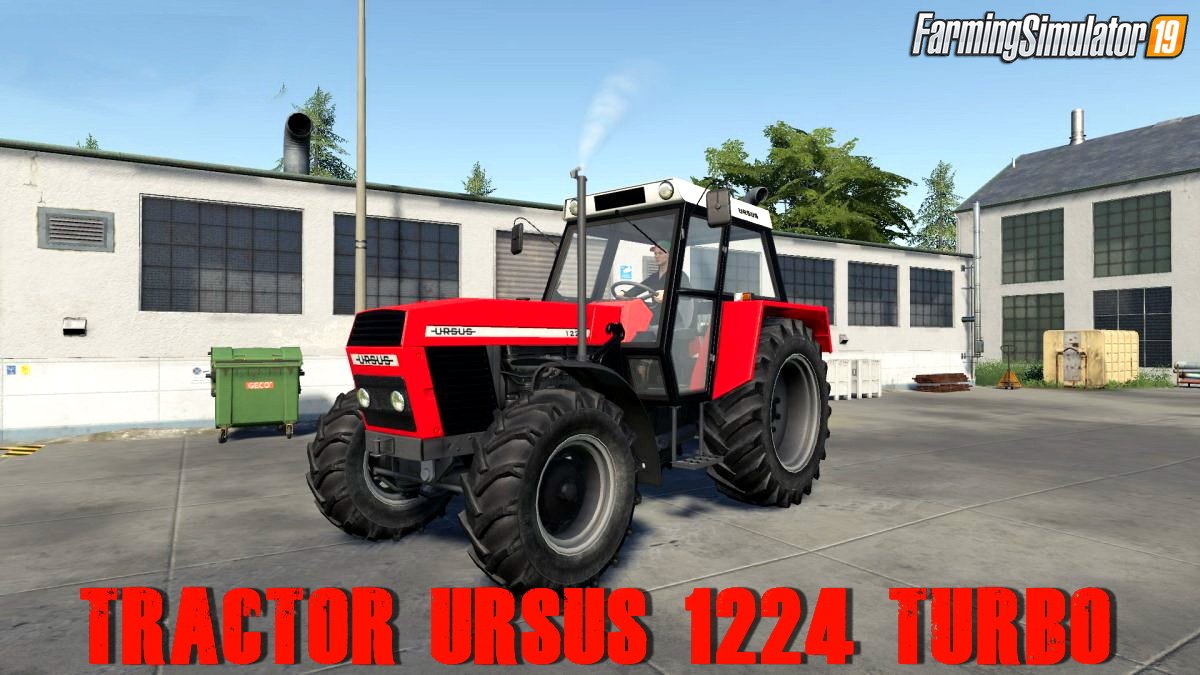 Tractor URSUS 1224 Turbo by Michu1998 for FS19