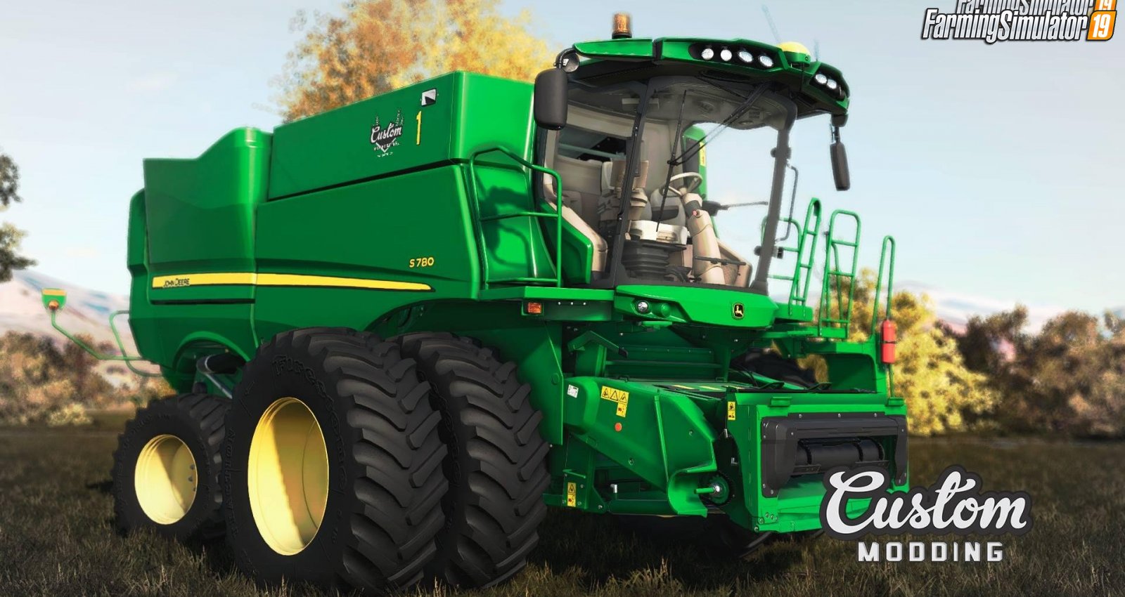 Combine John Deere S700 US v2.0 by Custom Modding for FS19