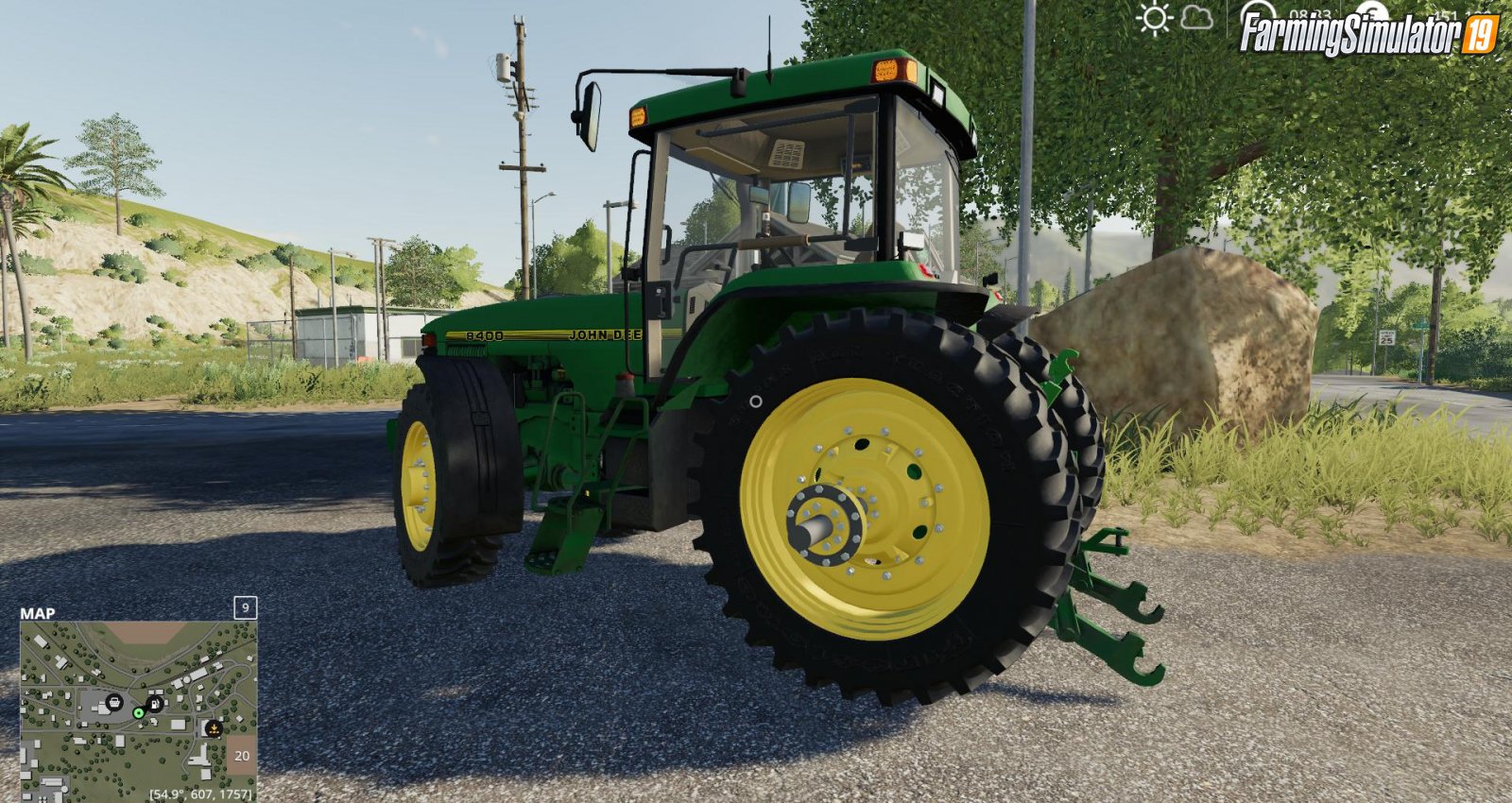 Tractor John Deere 8400 for FS19