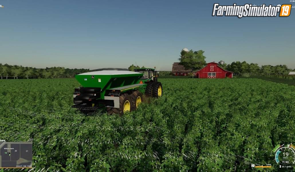 Trailer John Deere Dn345 v2.0 for FS19