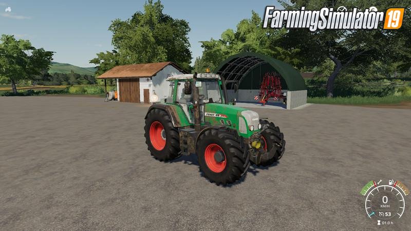 Tractor Fendt 818 TMS for FS19