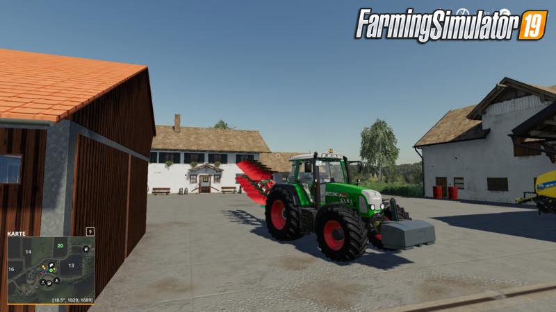 Tractor Fendt 818 TMS for FS19