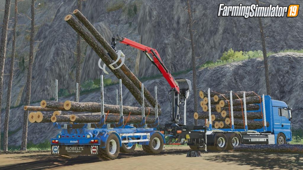 Biobeltz Turntable Timbertrailer v1.0 for FS19