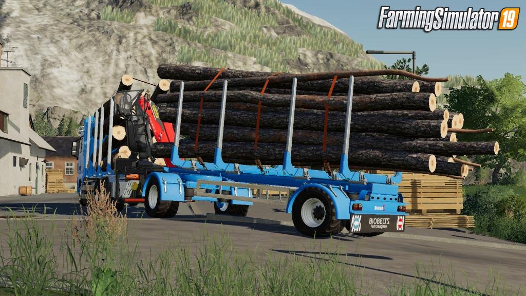 Biobeltz Turntable Timbertrailer v1.0 for FS19