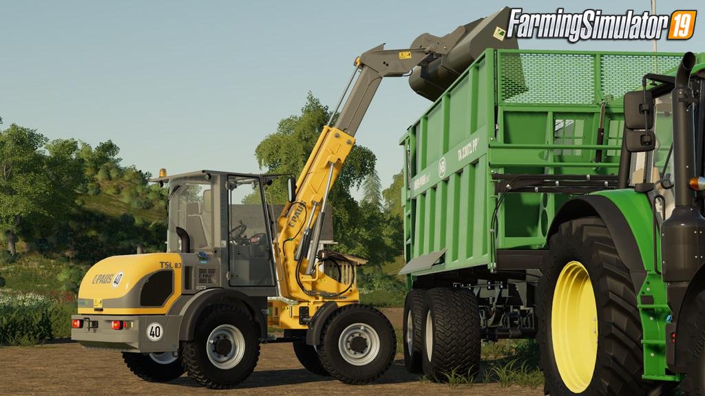 Paus TSL (Telescopic Swivel Loader) for FS19