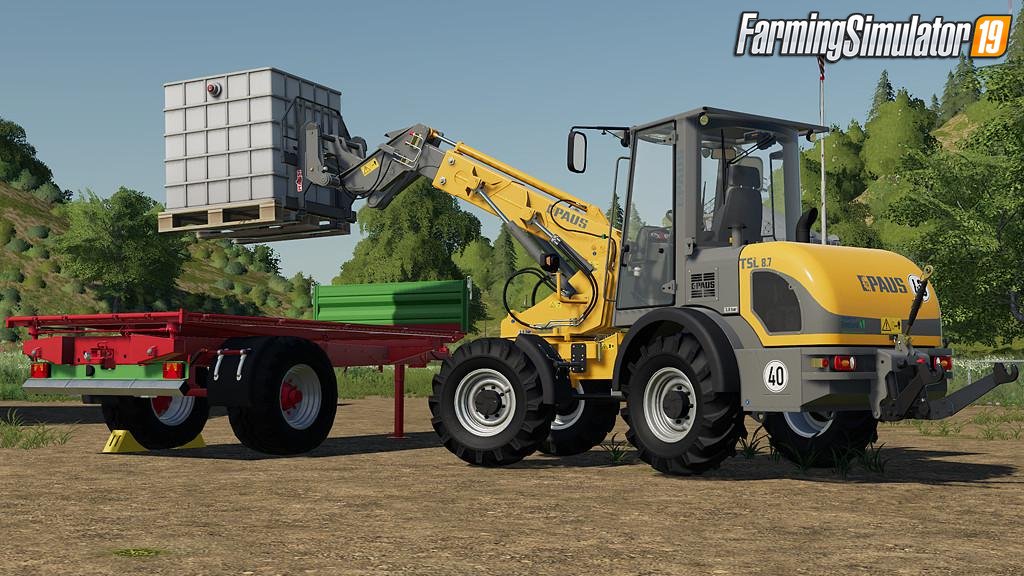 Paus TSL (Telescopic Swivel Loader) for FS19