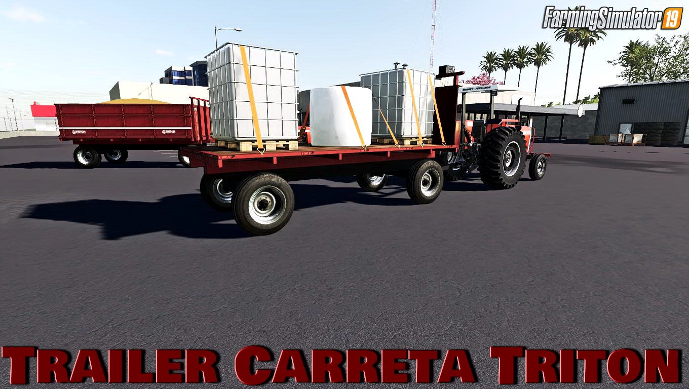 Trailer Carreta Triton v1.1 for FS19