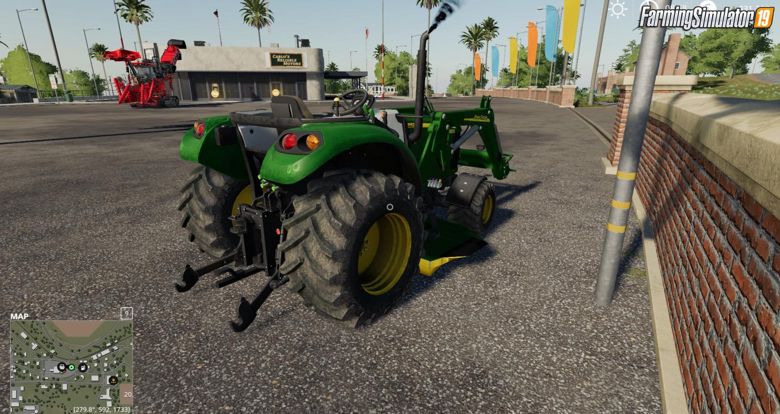 Tractor John Deere 2032R for FS19