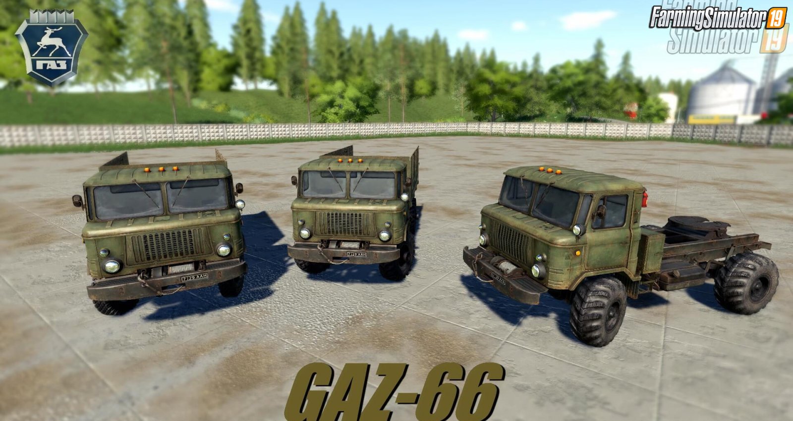 GAZ-66 (Газ-66) - Farming Simulator 19