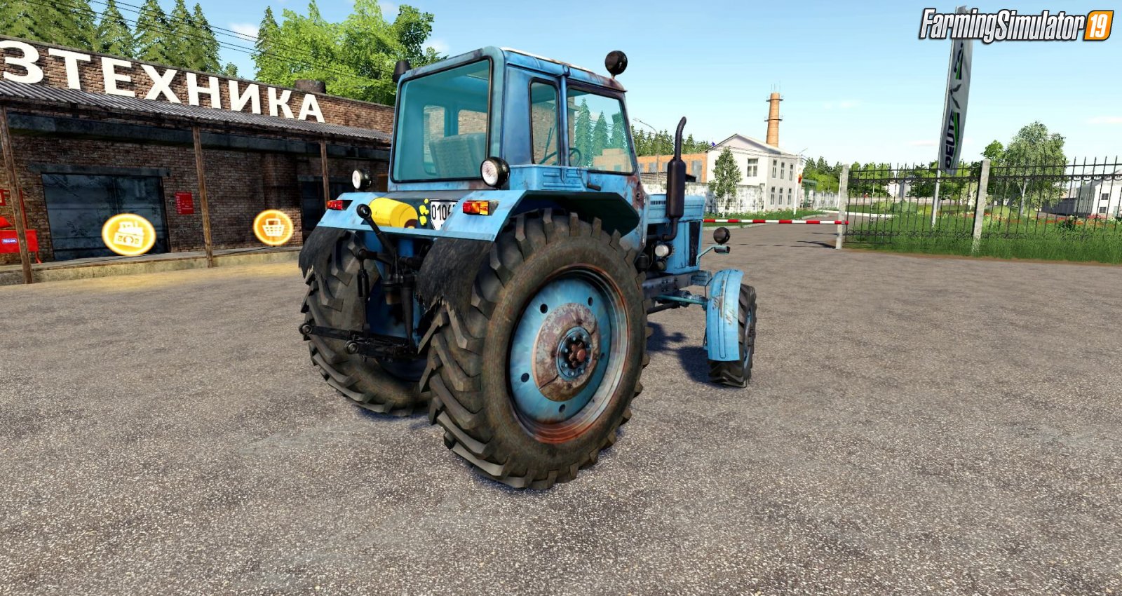 Tractor Belarus MTZ-82 Blue v1.1 for FS19