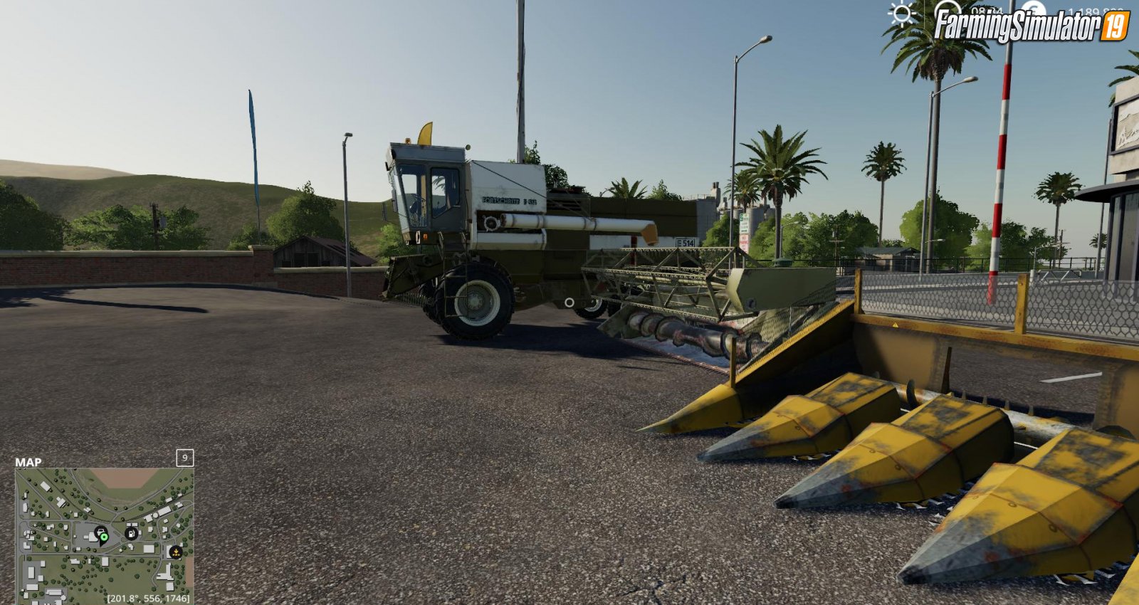 Combine Fortschritt E514 v1.0 for FS19